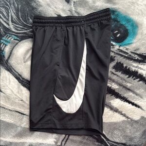 Nike Black and White Athletic Shorts
